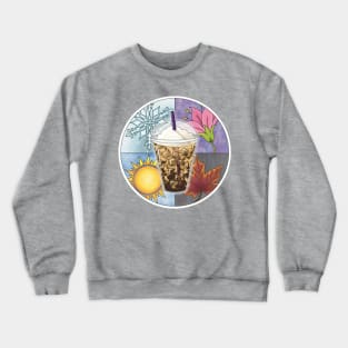 Iced Coffee For All Seasons Crewneck Sweatshirt